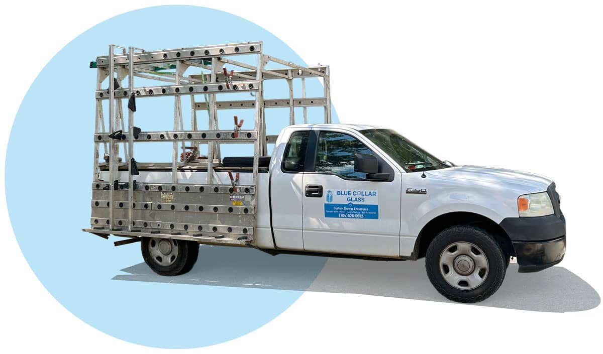 Blue Collar Glass work truck